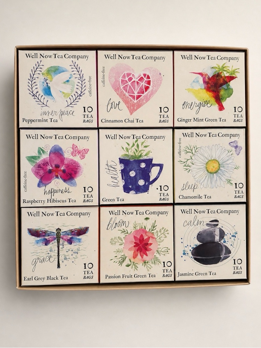 Assorted Herbal and Green Tea Gift Set - Multicolor